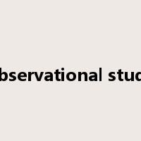 observational study是什么意思