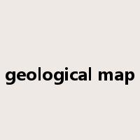 geological map是什么意思