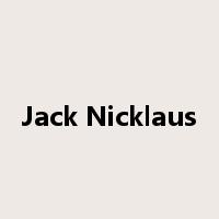 Jack Nicklaus是什么意思