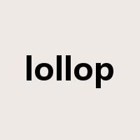 lollop是什么意思