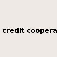rural credit cooperatives是什么意思