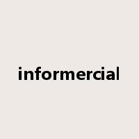 informercial是什么意思