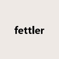 fettler是什么意思