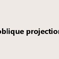 oblique projection是什么意思