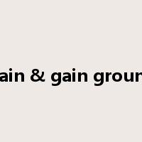 Gain & gain ground是什么意思
