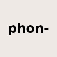 phon-是什么意思