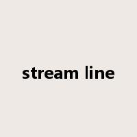stream line是什么意思