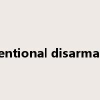 conventional disarmament是什么意思