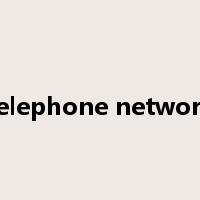 telephone network是什么意思