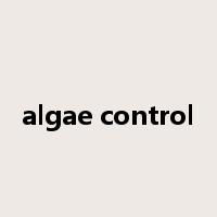 algae control是什么意思