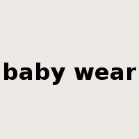 baby wear是什么意思