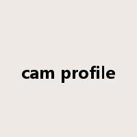 cam profile是什么意思
