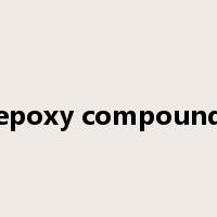 epoxy compound是什么意思