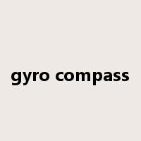 gyro compass是什么意思