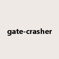 gate-crasher是什么意思