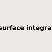 surface integral是什么意思
