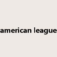 american league是什么意思