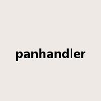 panhandler是什么意思