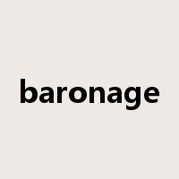 baronage是什么意思