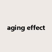 aging effect是什么意思