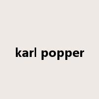 karl popper是什么意思