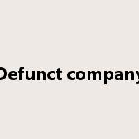Defunct company是什么意思