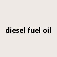 diesel fuel oil是什么意思