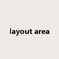 layout area是什么意思