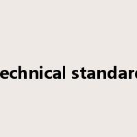 technical standard是什么意思