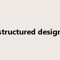 structured design是什么意思