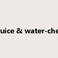 sugarcane juice & water-chestnut drink是什么意思