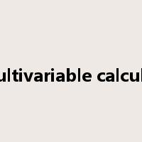 multivariable calculus是什么意思