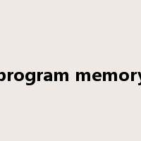 program memory是什么意思