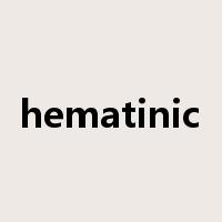 hematinic是什么意思