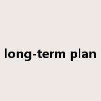 long-term plan是什么意思