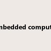 embedded computer是什么意思