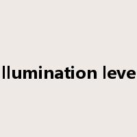 illumination level是什么意思