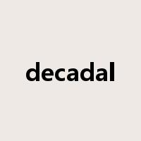decadal是什么意思