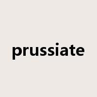 prussiate是什么意思