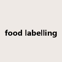 food labelling是什么意思
