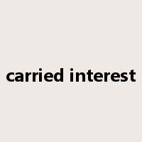 carried interest是什么意思