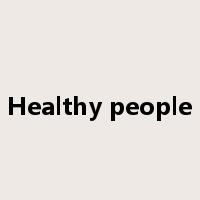 Healthy people是什么意思