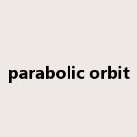 parabolic orbit是什么意思