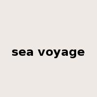 sea voyage是什么意思