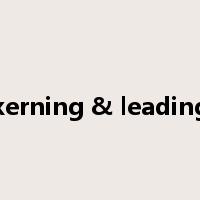 kerning & leading是什么意思