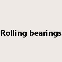 Rolling bearings是什么意思