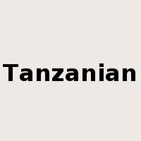 Tanzanian是什么意思