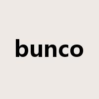 bunco是什么意思