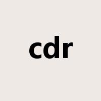 cdr是什么意思