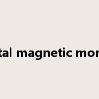 orbital magnetic moment是什么意思